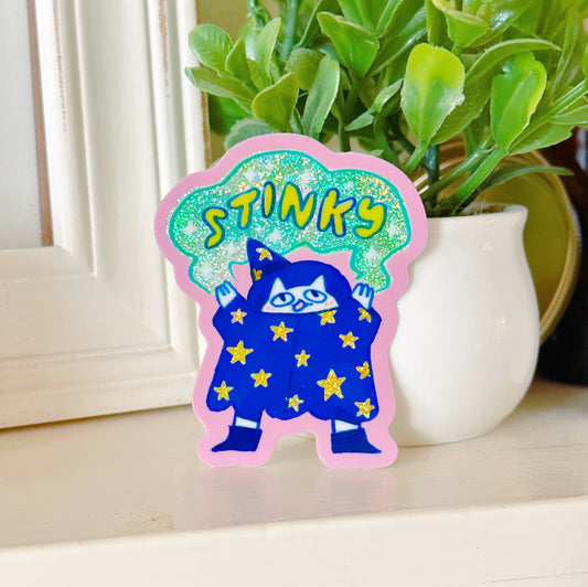 stinky wizard sticker ✶ september 2023